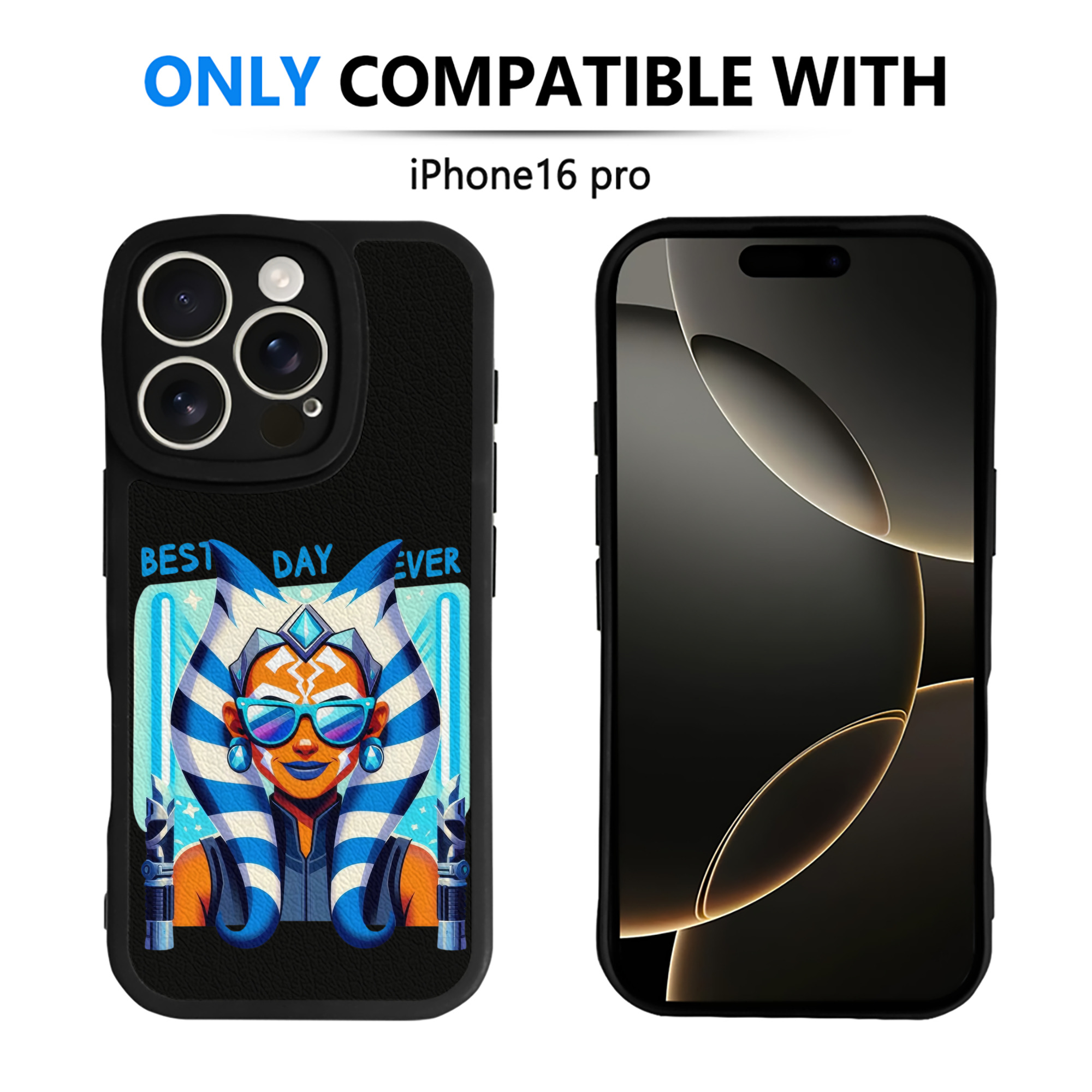（画像用） スター・ウォーズ Star Wars 【iPhone 16シリーズ対応】シリコンスマホケース（レザー調） 材質：シリコン